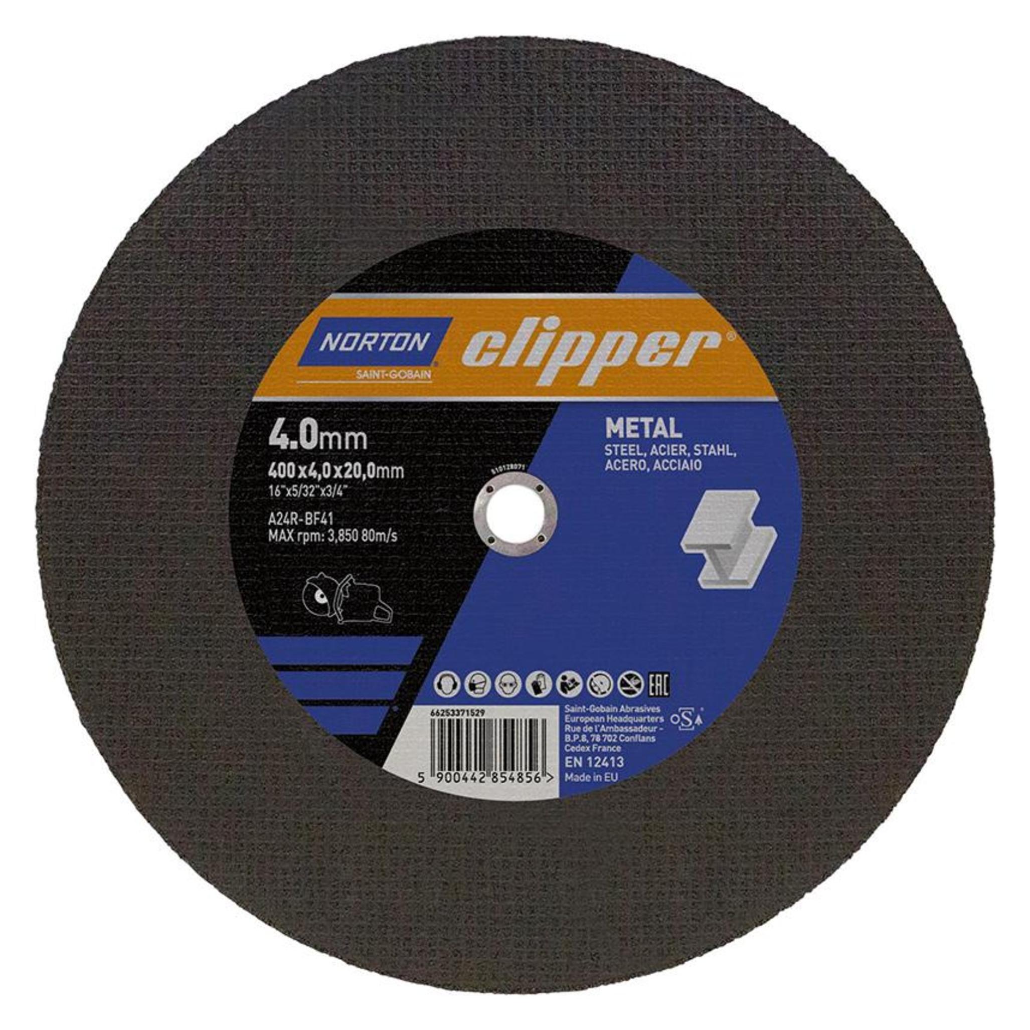 Norton Metalltrennscheibe 400x4,0x20mm (66253371529)