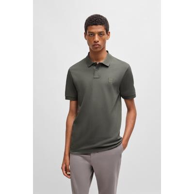 Poloshirt BOSS ORANGE "Passenger Regular Fit", Herren, Gr. 3XL, open grau076, Jersey, Obermaterial: 95% Baumwolle, 5% Elasthan, Basic hüftbedeckend, hoch geschlossener Ausschnitt, eng Bündchen, Shirts, Classic Stretch Pique Polo, pflegeleicht,...