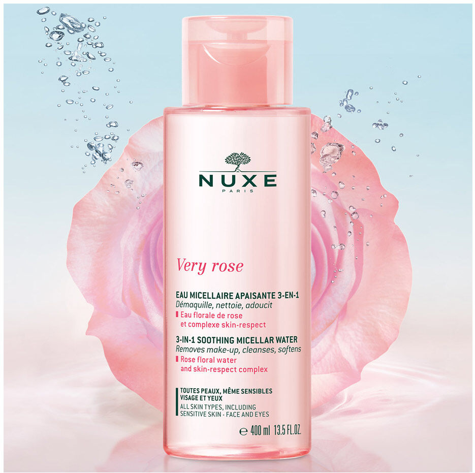 Nuxe Very Rose eau micellaire apaisante 3en1 toutes peaux 400 ml