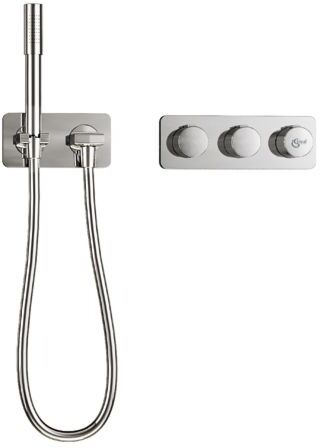 Ideal Standard Soft Wannenkombination A1553AA soft, für Multiplex-Trio, verchromt