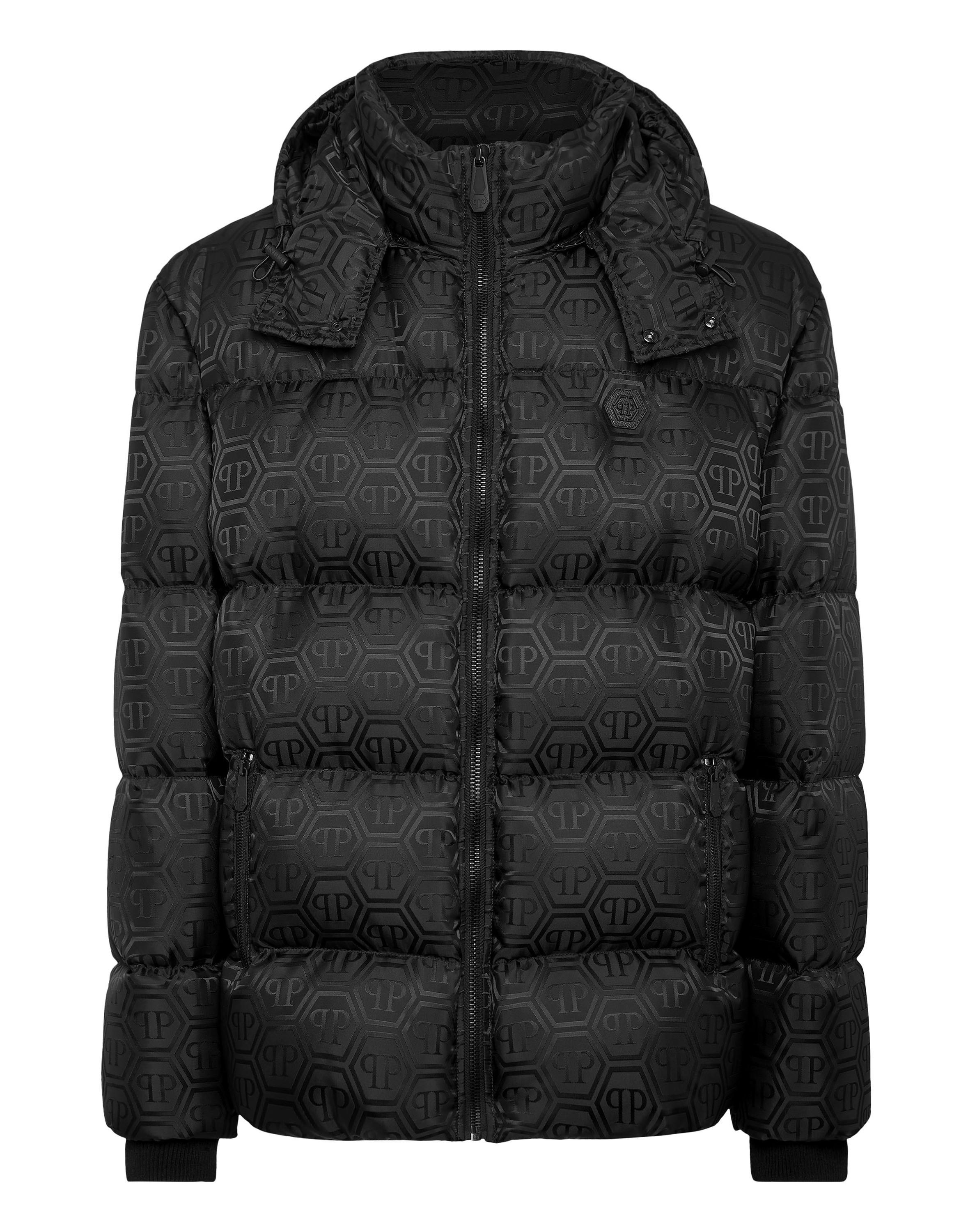 Philipp Plein Bomberjacke mit Monogramm - Schwarz
