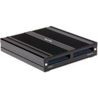 SF3 Series - AJA PAK Media Pro Card Reader, Kartenleser schwarz, Thunderbolt 3