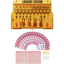 Sygonix SY-6872552 Verriegelung 562 mm Gelb Lockout Station 14 Hakenstellung