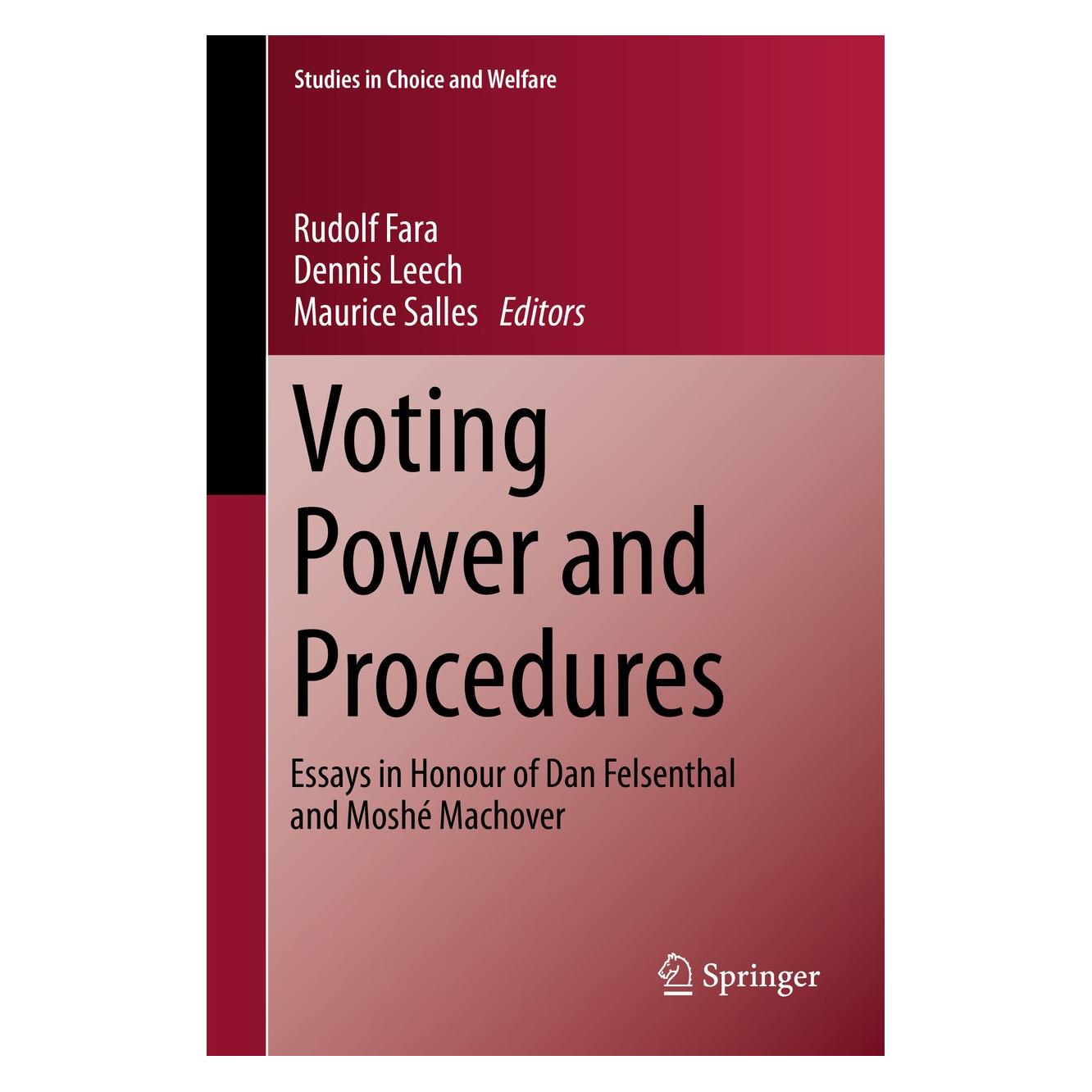 Springer Voting Power and Procedures (9783319051574)