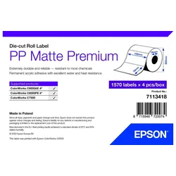 Epson 7113418 Druckeretikett Weiß Selbstklebendes Druckeretikett