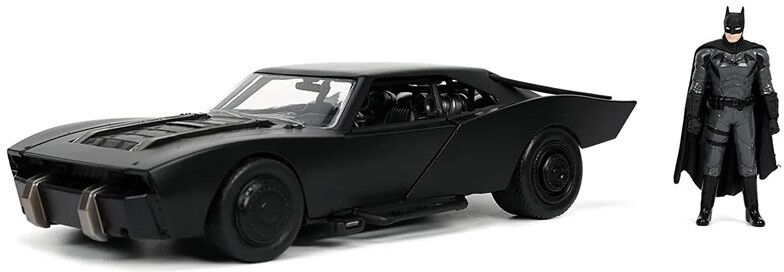 Miniature 1:24 DC Comics Batmobile The Batman Batman figure black 2022 - Jada Toys