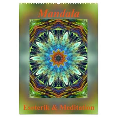 Mandala - Esoterik & Meditation (Wandkalender 2026 DIN A2 hoch), CALVENDO Monatskalender