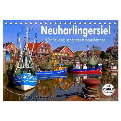 Neuharlingersiel - Ostfrieslands schönstes Hafenstädtchen (Tischkalender 2027 DIN A5 quer), CALVENDO Monatskalender