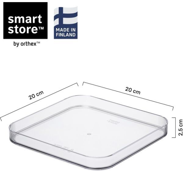 SmartStore Compact Clear Square M+l Låg