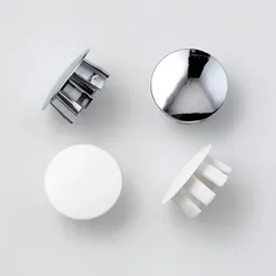 LAUFEN Abdeckkappen-Set H8928150000001 für Befestigung WB9, weiß, verchromt