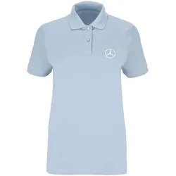 Mercedes-Benz Truck Damen Poloshirt hellblau Größe 2XL MBT0264XXL - 2XL