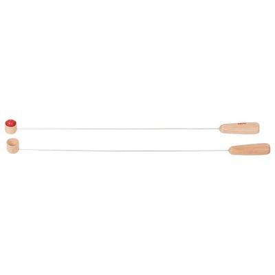 Goki 56796 - Balancierspiel Wippels (inkl.3 Holzkugeln), Holz/Metall