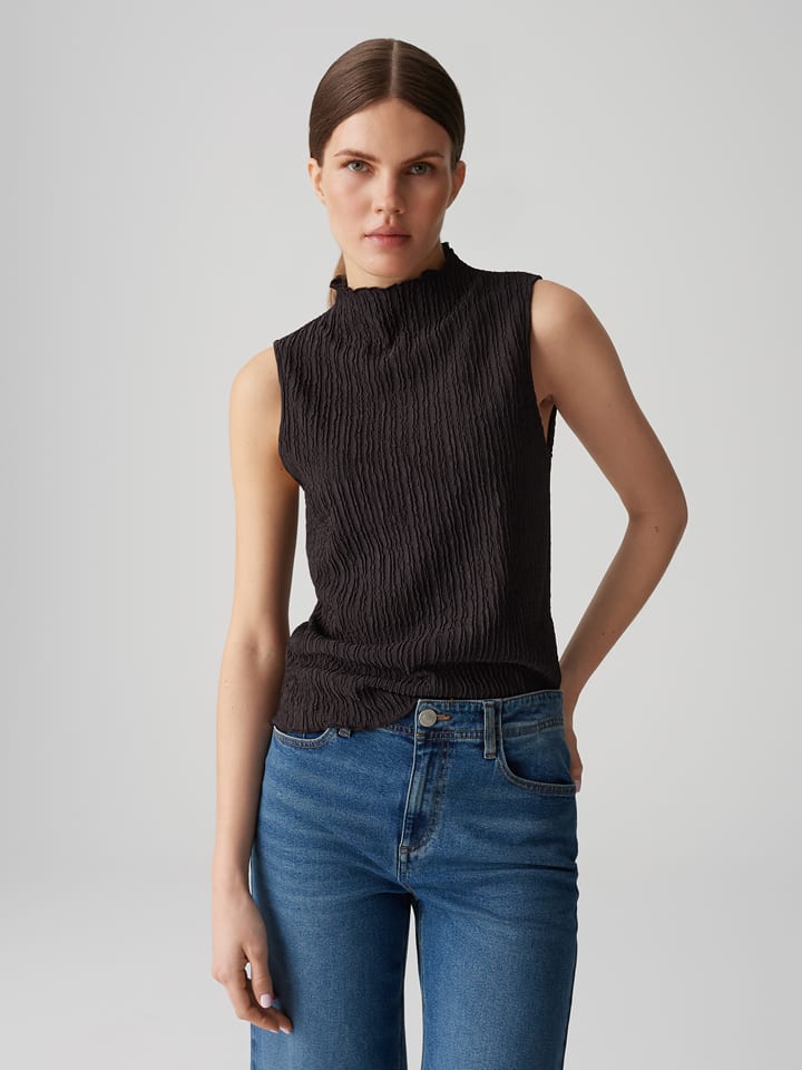 OPUS Bluse in Braun - 36