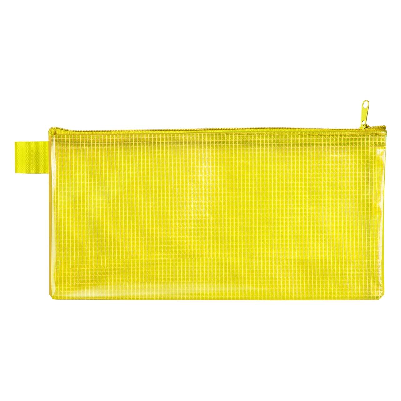 Veloflex Reissverschlusstasche DIN lang gelb (A5, 1x) (2706010)
