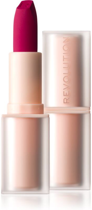 Revolution Lip Allure Soft Satin Lipstick creamy lipstick with satin finish shade Material Girl Wine 3.2 g