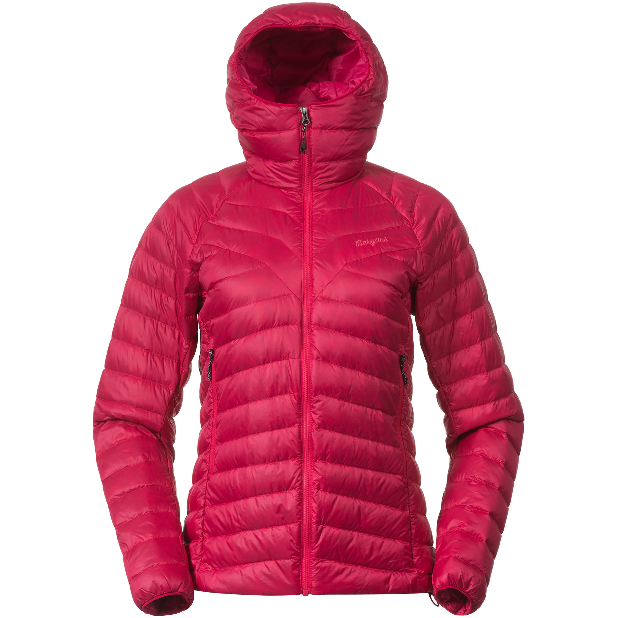 Bergans Tind Light Down Damen Isolationsjacke pink Größe S Trekking Widerstandsfähig Wasserabweisend
