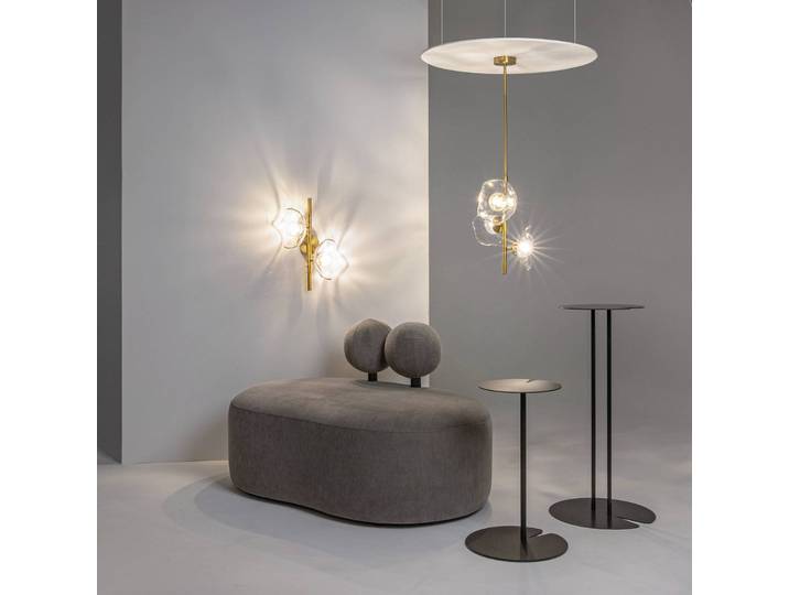 Maytoni Wandleuchte Miracle, dimmbar, klar / transparent, für Wohn- / Esszimmer, Metall, Florentiner