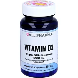 Vitamin D3 25 Ug Gph Kapseln 60 ST