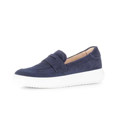 Slipper GABOR "Slipper", Damen, Gr. 40, blau, Schuhe Slipper