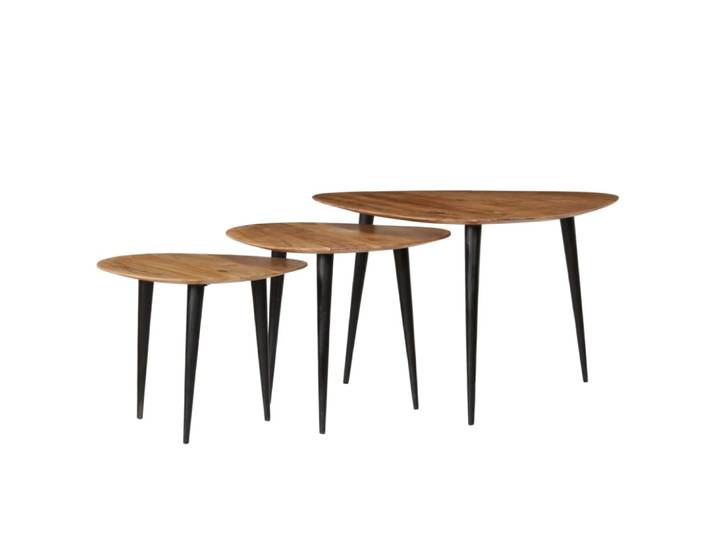 Table basse ambre marron 70 x 70 x 40 cm
