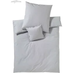 Elegante Perkal Bettwäsche »Classico« Silber 7023-19 Kissen 80x80 cm
