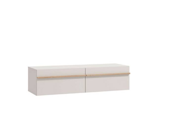 Home affaire Lowboard Arles TV-Kommode, Breite 128 /154/192 cm, TV-Schrank, Wandmontage, mit geschlossenen Fächern, in Kaschmir Farbe, mit Klappentüren