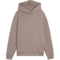 PUMA Damen Freizeit / Mode Sommer GJ Kapuzensweats Kapuzensweats lg.Arm Da W CLOUDSPUN HOODIE, Größe L in beige beige