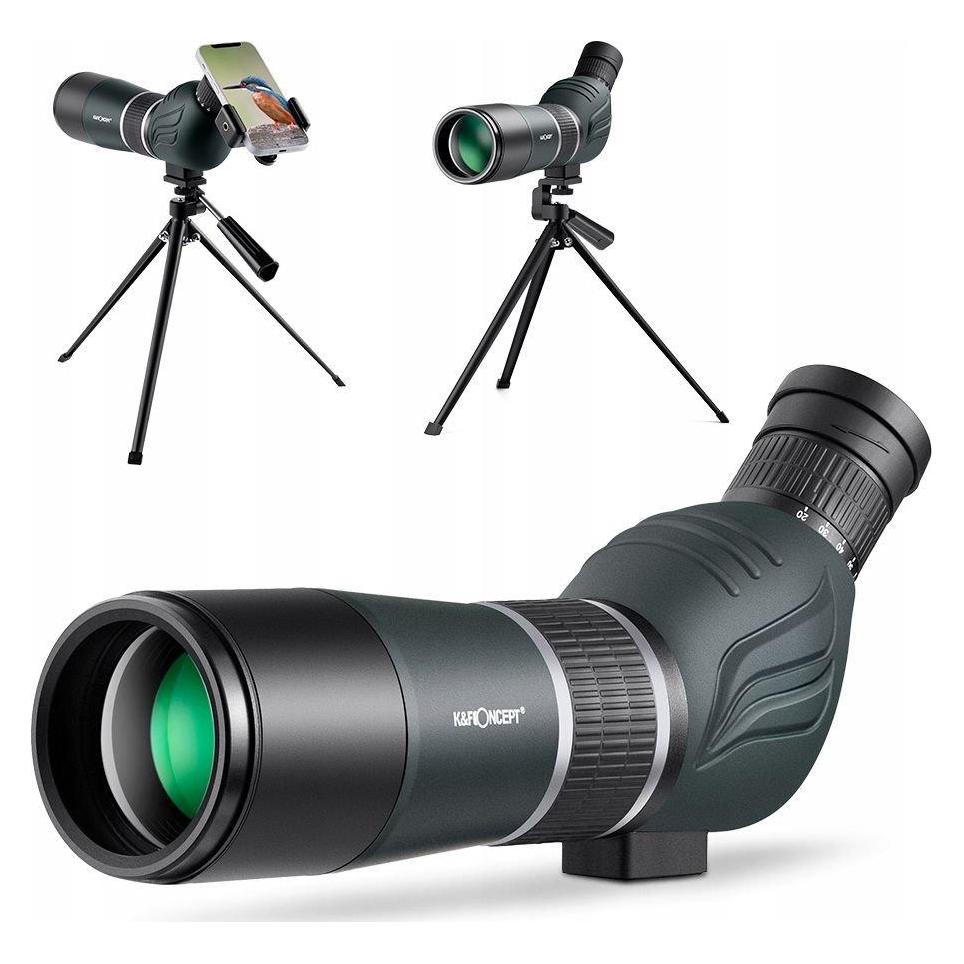K&F Concept Luneta Kf monocle Luneta K & f 60 mm zoom 20-60x Bak-4 Ip56 (20x, 60 mm) (SB6714)
