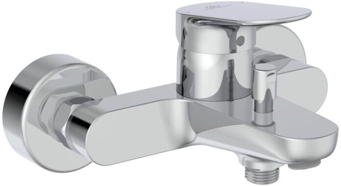 Ideal Standard O Badewannenarmatur BE029AA Aufputz, Ausladung 156mm, chrom