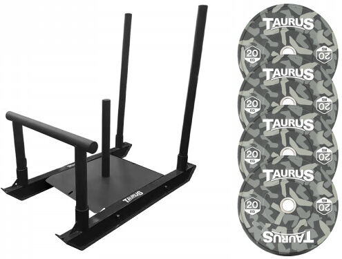 Taurus Power Sled Package - 80kg Camo Bumpers