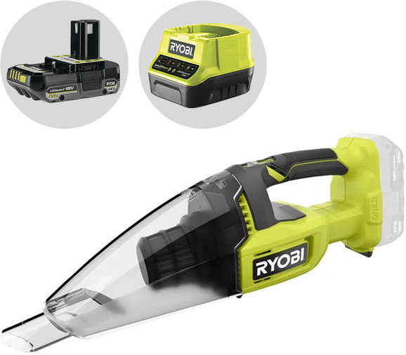 Ryobi RHV18-0  Kabelloser Handstaubsauger  18 V  2 Ah