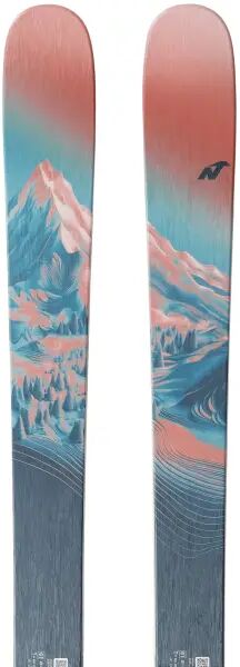 All Mountain Ski Nordica Santa Ana 97 Damen (155cm - Salmon / Turquoise / Navy)
