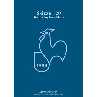 Hahnemühle Papier Skizze 120, DIN A 4, 120 g/m²