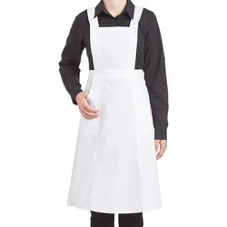 Schwesternschürze Rocklänge ca. 75cm weiß, Größe 34 01/23/01 - weiss
