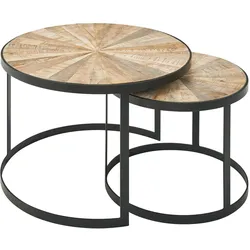 FineBuy, Couchtisch + Beistelltisch, Mina (60 x 40 cm)