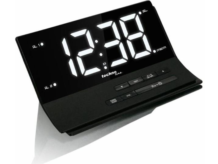 Technoline WT 482 - Wekkerradio - Radiogestuurd - Zwart