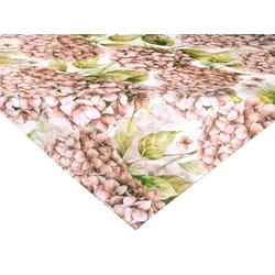 MITTELDECKE Landlust-Hortensie burgundy-rose 80/80 cm