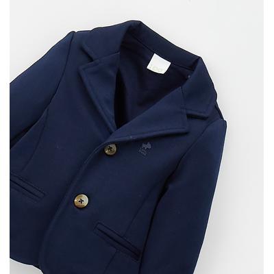 Sakko IDO "BABY BOY JACKET", Jungen, Gr. 80, blau (navy), 72% Polyester, 23% Viskose, 5% Elasthan, Sakkos Sakko