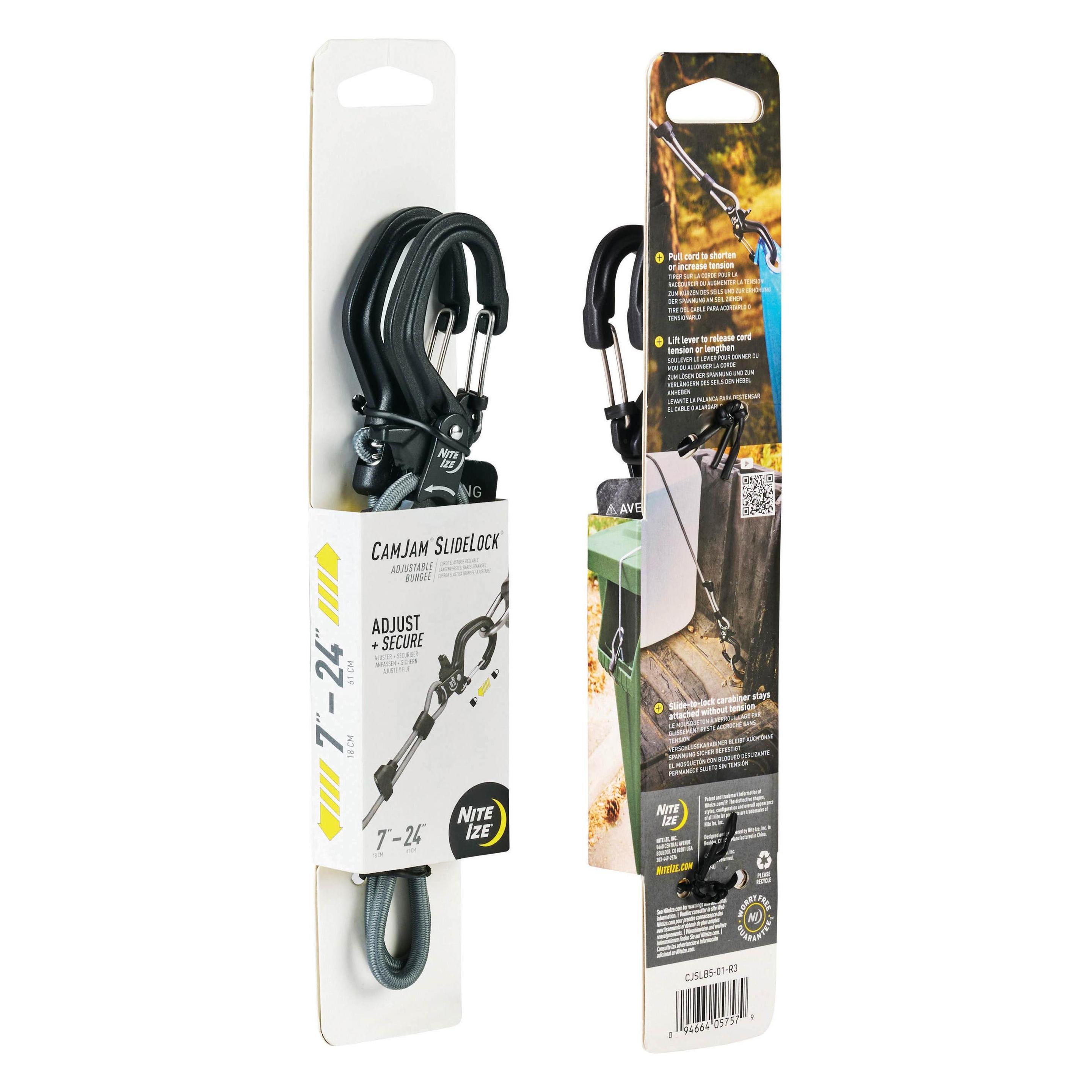 Nite Ize CamJam SlideLock verstellbarer Spanngurt - klein (CJSLB5-01-R3)