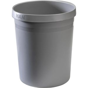 Han Papierkorb Grip Karma, 18198-19, grau, rund, aus Kunststoff, 18 Liter