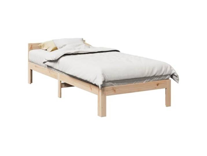 vidaXL Massivholzbett ohne Matratze 90x200 Kiefernholz