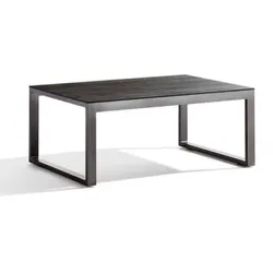 Sieger Loungetisch 105x70x44cm eisengrau, Tischplatte HPL schiefer