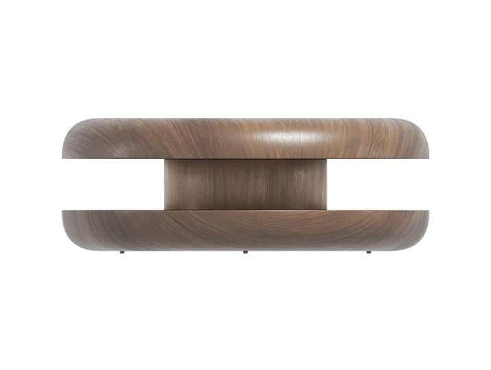 Salontisch Luxor Walnuss MDF B 90 T 90 cm