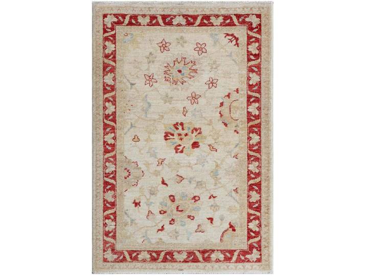 Ziegler Farahan Teppich 76x117 Handgeknüpft Orientteppich