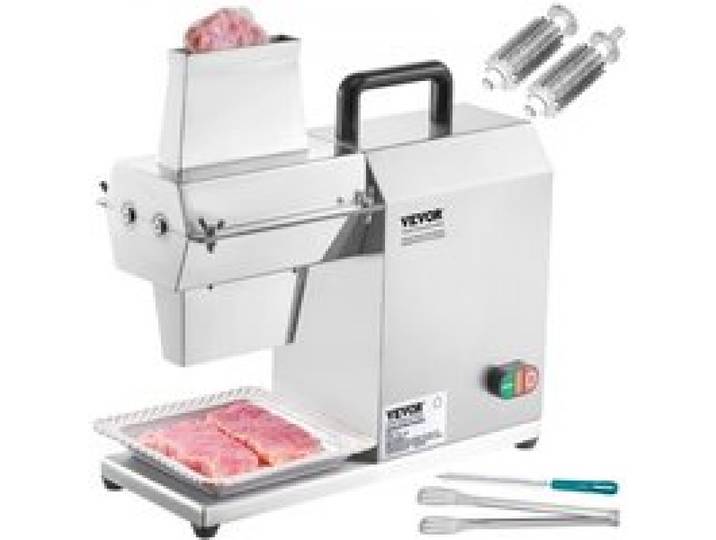 VEVOR Attendrisseur de Viande Commerciale Électrique 120 kg/h Machine à Attendrir la Viande avec 54 Lames en Acier Inoxydable Outil d'Attendrissement de la Viande pour Préparation Steak Poulet Porc