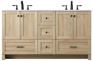 Indigo Home Fresco 60 - 84 Inch Double Bathroom Vanity