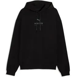 PUMA Herren Kapuzensweat M CLOUDSPUN BRANDED HOODIE, Größe M in Schwarz Schwarz