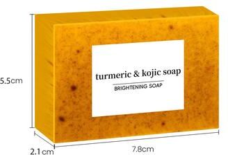 Smart Shopping Spot Turmeric Lemon Handmade Soap With Kojic Acid For Face & Body a