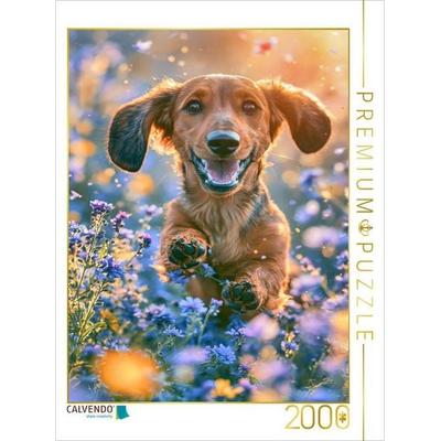 CALVENDO Puzzle Ein Motiv aus dem Kalender Ein Jahr voller Dackelliebe | 2000 Teile Lege-Größe 90x67cm Foto-Puzzle für glückliche Stunden, von ,