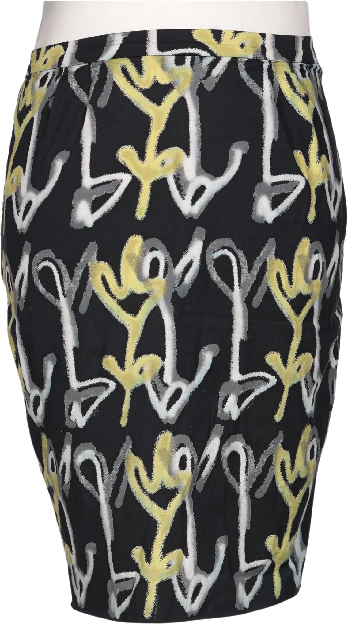 Miu Miu Damen Rock, Mehrfarbig, Gr. EU 38 (IT 44), Baumwolle - Second Hand